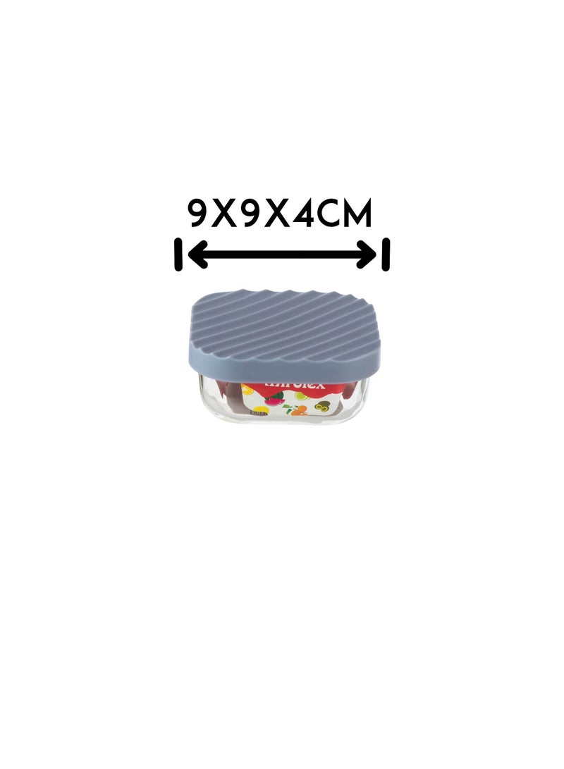 Mirolex 3-Piece Glass Food Storage Container Set with Microwaveable Plastic Lid - Image 3