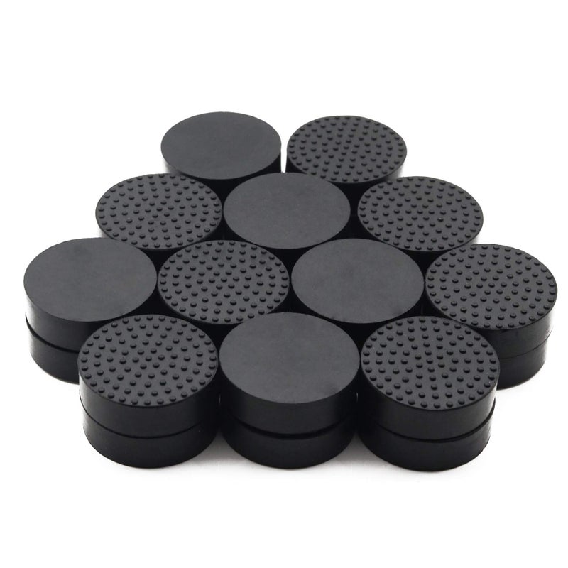 UFelice 24 Pack Invisible Pot Feet with Enhanced Non-Slip Surface Grip Plant Pots and Flowers, Solid Rubber Pots Risers, Pot Lifters for Indoor or Outdoor Planters - Image 1