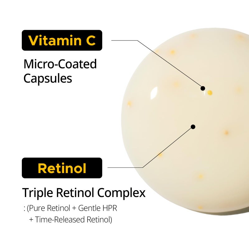PRIMERA PRMR Retinol Vitamin C Serum for Face | Youth Radiance Vitatinol Serum Skin Booster, Korean Skincare for Anti-aging & Glowing, Moisturizing, Reduces Dark Spots, 0.7 oz (21 g, Pack of 1) - Image 3