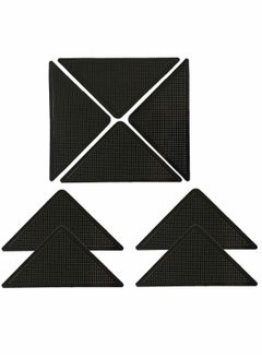 Non Slip Rug Grip 8 Pack Carpet Grippers For Carpeted, Floor Mats, Fixed Non-Slip Stickers, Effectively Prevent Slipping Super Glue Double sided Anti Car Mat