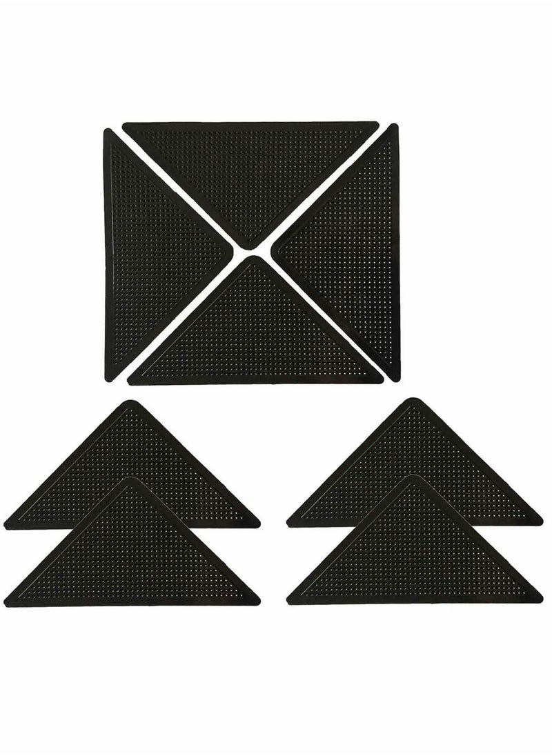 Y&D - Non Slip Rug Grip 8 Pack Carpet Grippers For Carpeted, Floor Mats, Fixed Non-Slip Stickers, Effectively Prevent Slipping Super Glue Double sided Anti Car Mat - Image 1