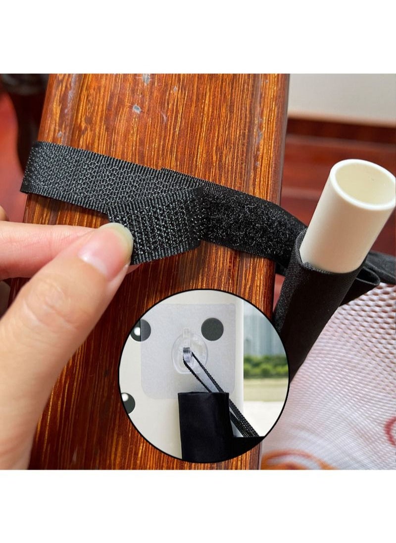 EZdenK - Stretchable Magic Pet Gate Baby Rail Net for The House Stairs Providing a Safe Enclosure for Pets to Play and Rest 4 Hooks Outdoor and Doorways Pet Isolation Net Fence No Drill - Image 1