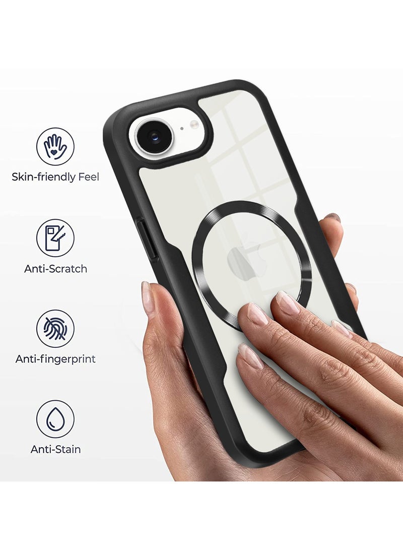 عام غطاء هاتف iPhone 16e المغناطيسي الشامل بزاوية 360 درجة، غطاء متكامل مع غشاء مضاد للسقوط، مناسب لجهاز iPhone 16e. - Image 4