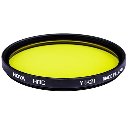 HOYA HMC K2 72mm Lens Filter (Yellow)– Tonal Enhancing Camera Filter for B&W Photography with Slim Aluminum Frame, Multi-Coated Optical Glass, Reduces Flare & Ghosting, Improves Contrast & Clarity - Image 1