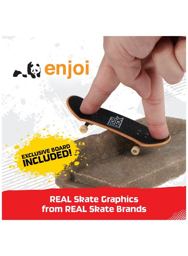 TECH DECK DIY Concrete Reusable Modeling Playset with Exclusive Enjoi Fingerboard, Rail, Molds, Skatepark Kit, Kids Toy for Boys and Girls Ages 6 and up - Image 5