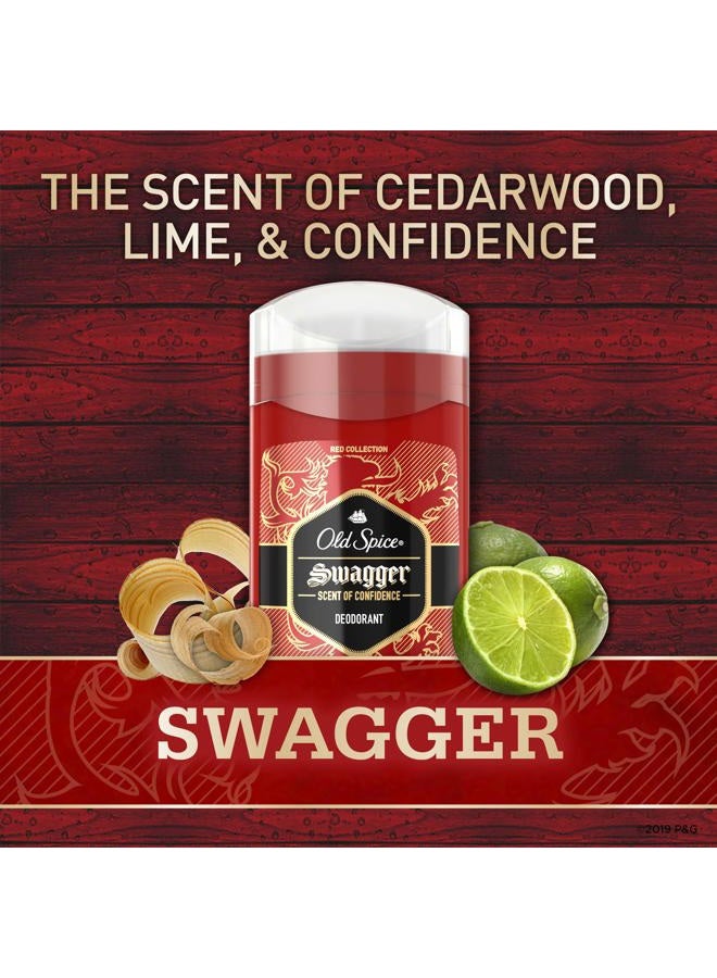 Old Spice Aluminum Free Deodorant for Men Swagger Lime & Cedarwood Scent Red Collection 3 Oz (Pack of 3) - Image 5