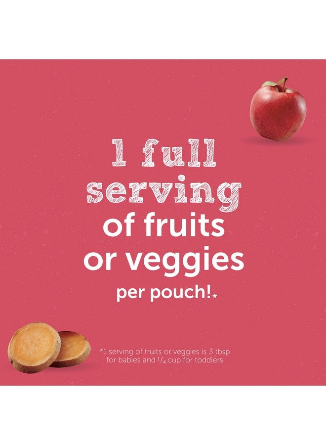 Beech-Nut Baby Food Variety Pack, Fruit & Root Veggie Blends Baby Food Pouches, Fruit & Veggie Purees, 3.5oz (18 Pack) - Image 4