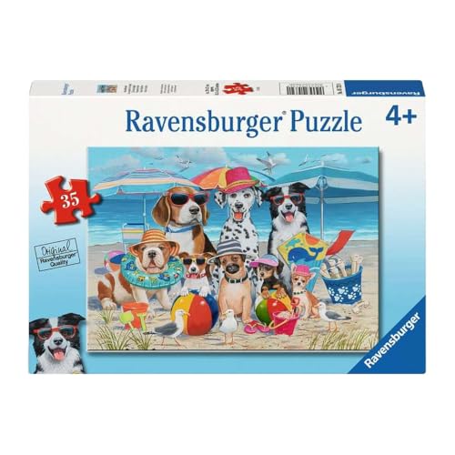 Ravensburger Beach Buddies 35 Piece Puzzle KidFriendly Design Perfect Interlocking Fit Ideal for Ages 4 and Up Great for Developing Skills - Image 1