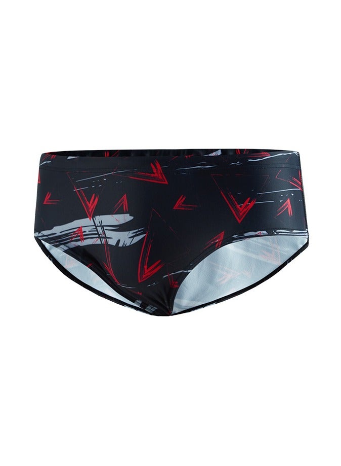 KUYING New High Waisted Flat Angle Swimming Trunks - Image 1