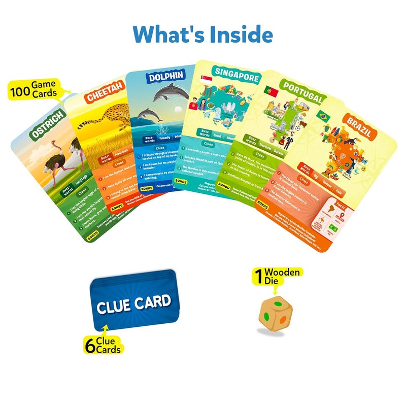 Skillmatics Guess in 10 Animals & Countries Combo, Perfect for Boys, Girls, Kids & Families Who Love Card Games, Educational Toys, Board Games, Trivia, Gifts for Ages 6, 7, 8, 9, 10 & Up - Image 3