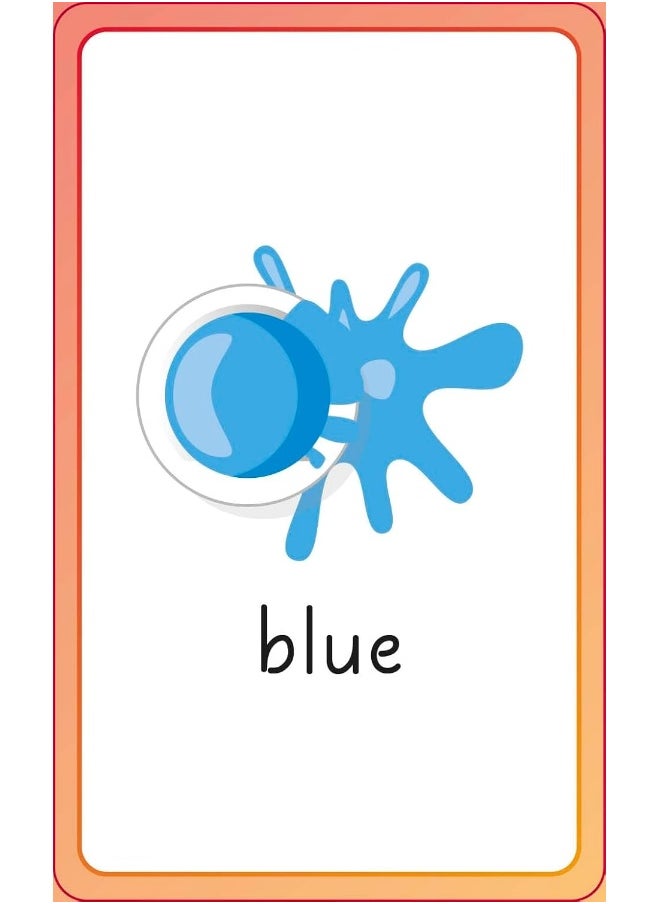 English for Everyone Junior First Words Colours, Shapes, and Numbers Flash Cards  - Image 4