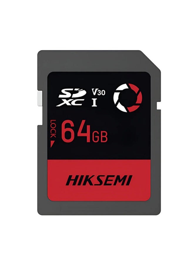 جينرال برو HIKSEMI Capture V30 MicroSDXC 64 GB – فئة V30، قراءة 180 MB/s وكتابة 150 MB/s، مقاوم للماء والصدمات - Image 1