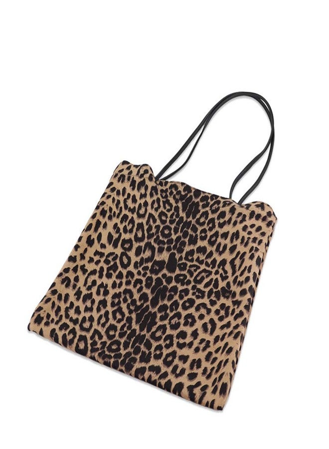 Valentoria Leopard Shoulder Bag Soft Large Tote Purse Handbag Travel Satchel for Women - Image 3