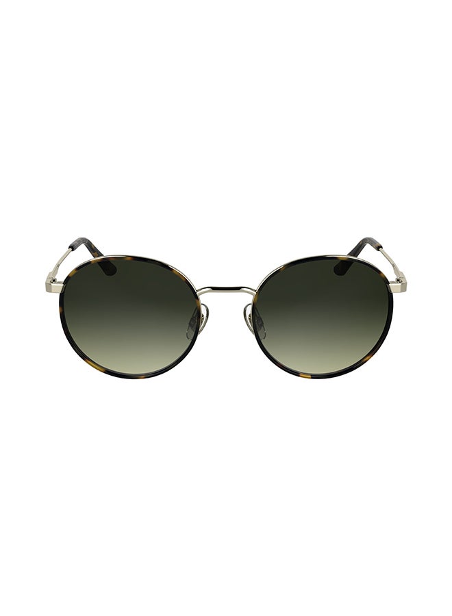 CALVIN KLEIN نظارات شمسية معدنية كاملة الإطار من كالفن كلاين CK25101S 5020 (235) داكن هافانا - Image 1