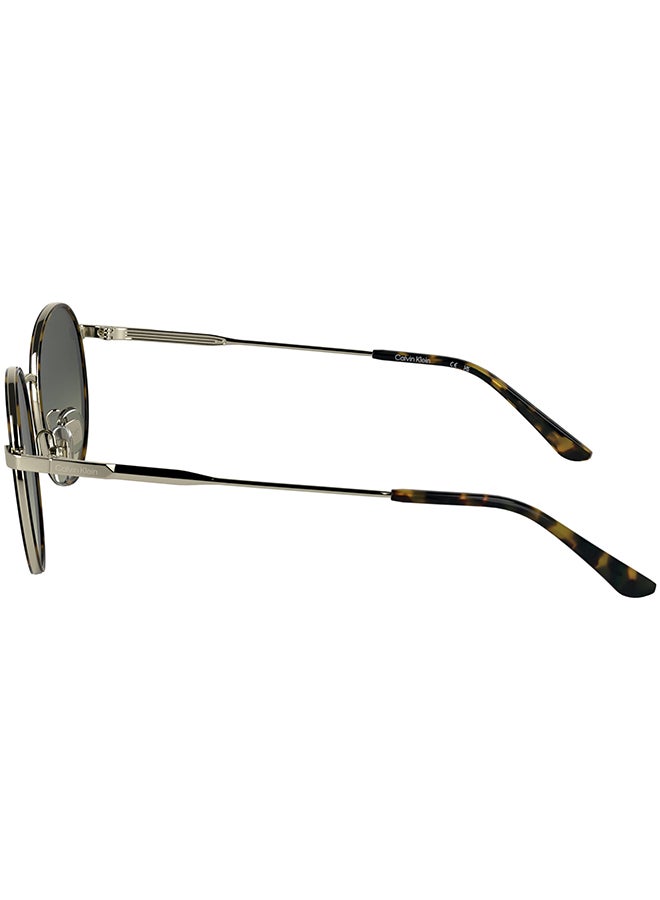 CALVIN KLEIN نظارات شمسية معدنية كاملة الإطار من كالفن كلاين CK25101S 5020 (235) داكن هافانا - Image 5