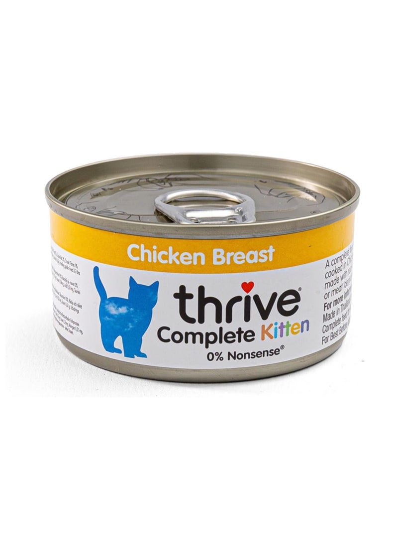 Thrive Complete Chicken Wet Kitten Food 75g (Pack of 12) - Image 3
