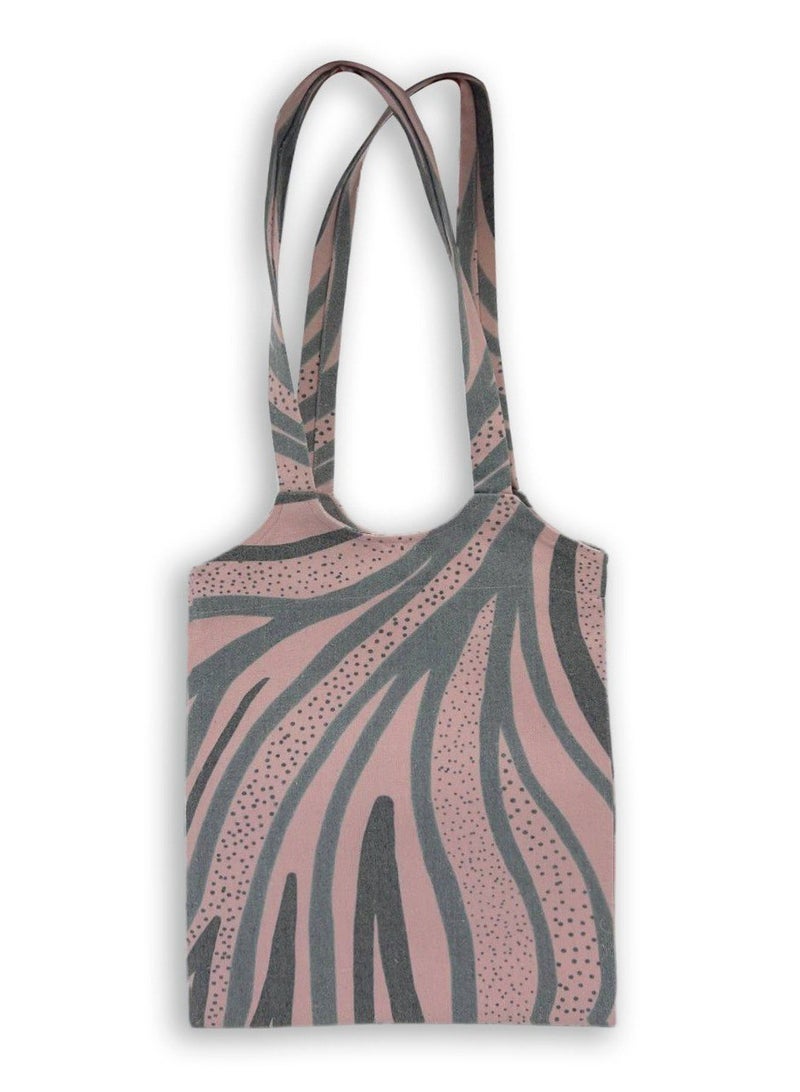 Gharibo Bags Casual Printed Linen Tote Bag  H230011b  - Image 2