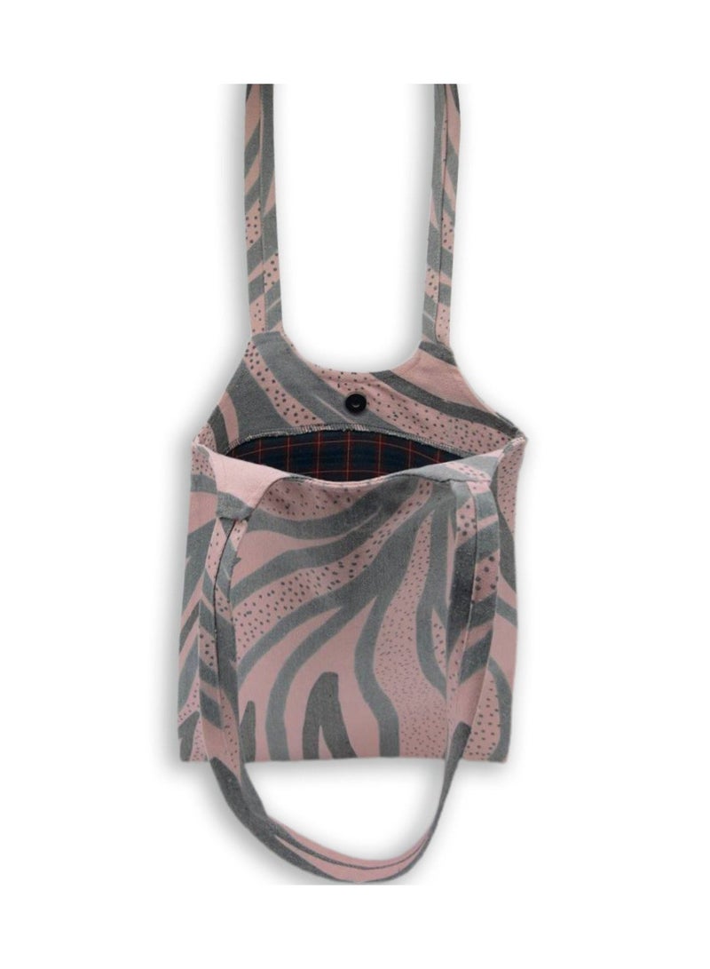 Gharibo Bags Casual Printed Linen Tote Bag  H230011b  - Image 3