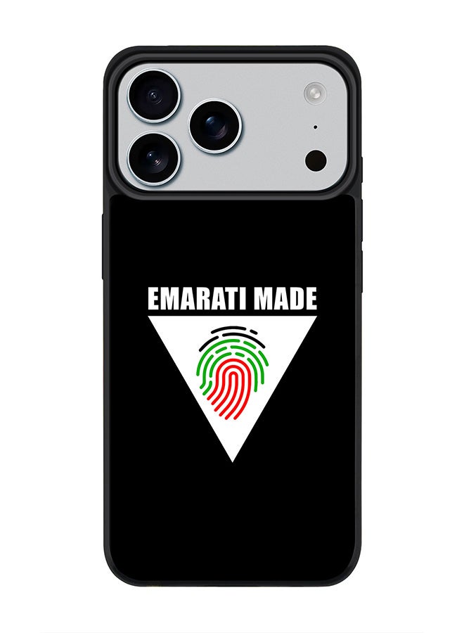 Stylizedd iPhone 17 Pro Max Case, [Compatible with MagSafe] Slim Magnetic cover Phone Case iPhone 17 Pro Max -Emarati Made Triangle - Image 1