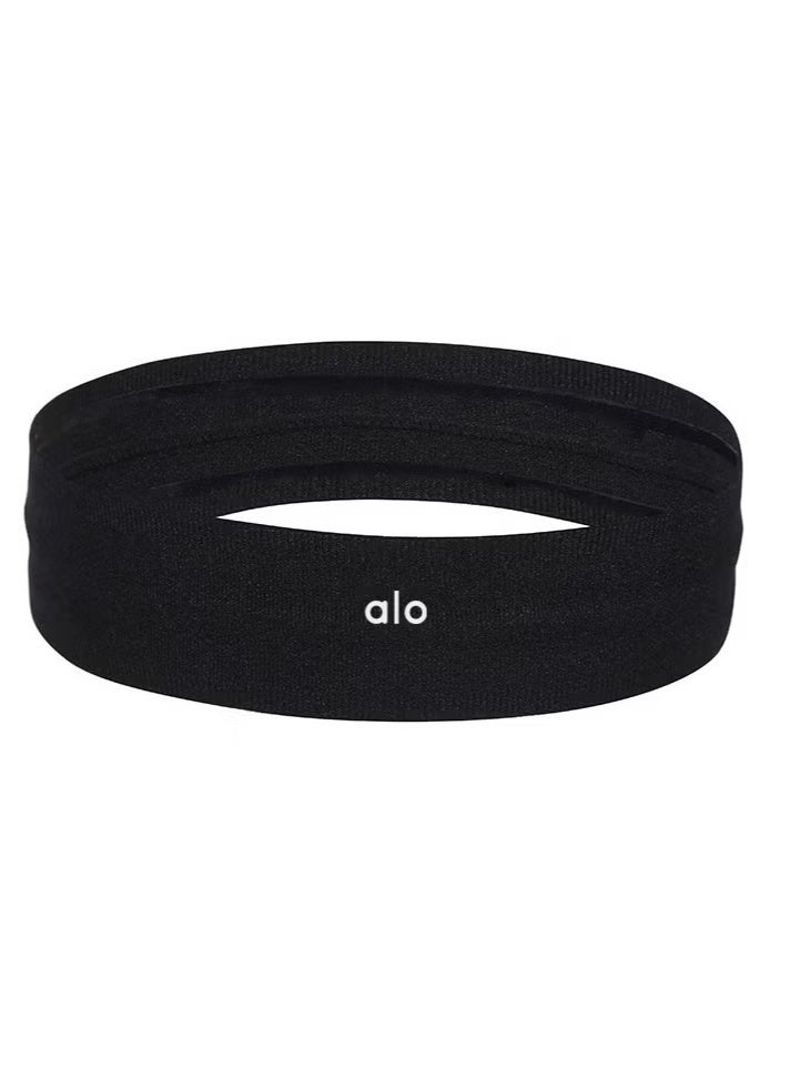 Alo Yoga Alo Yoga Headband Elastic Exercise Headband Fitness Outdoor Sports Non-Slip Adhesive Headband 4-Piece Set - Image 4