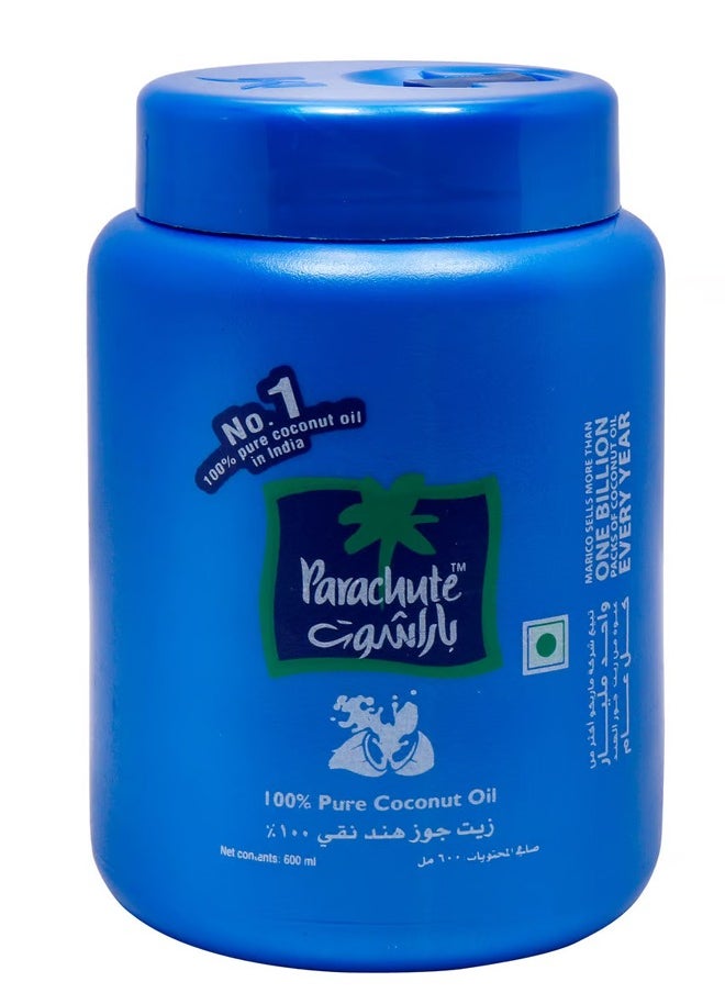 Parachute Pure Coconut Oil100% 600 ml  - Image 1