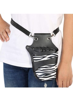 Semme Hair Scissor Holster, Hairdressing Pouch Barber Shears Holster Hairdressing Salon Scissors Kit Bag Scissors Holder Pouch for Hair Stylist with Rivet Clips Waist Shoulder Belt(5 Scissor Pouches) 