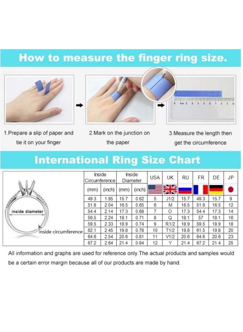 استراتيجية خاتم من الفضة الإسترليني عيار 925 مرصع بحجر الزركون المرصع بالألوان الذهبية - Image 4