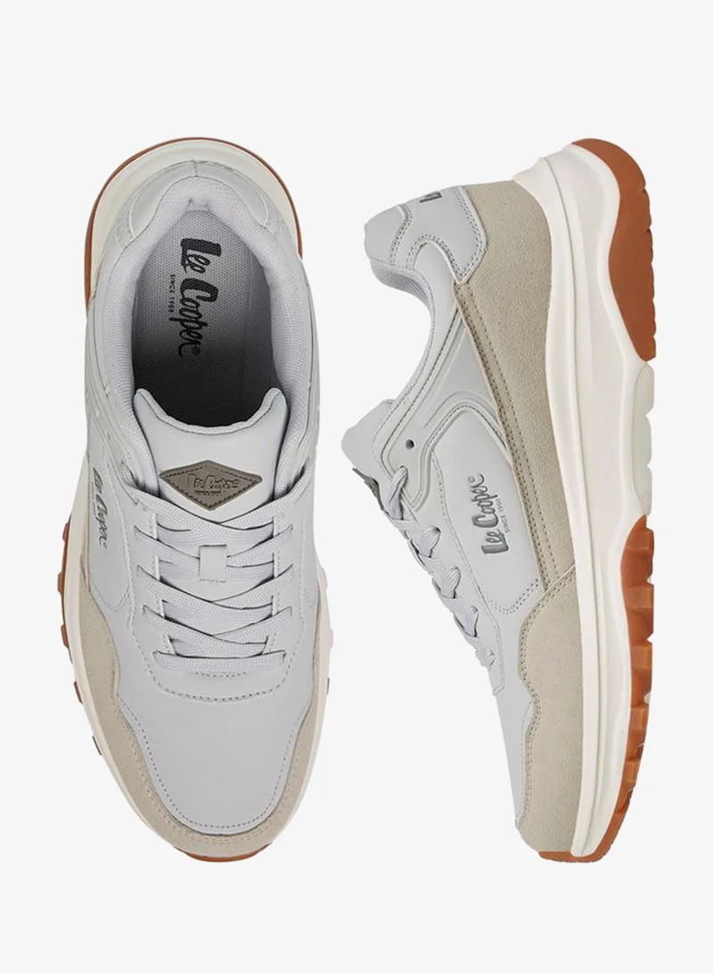 Men's Colourblock Lace-Up Sneakers