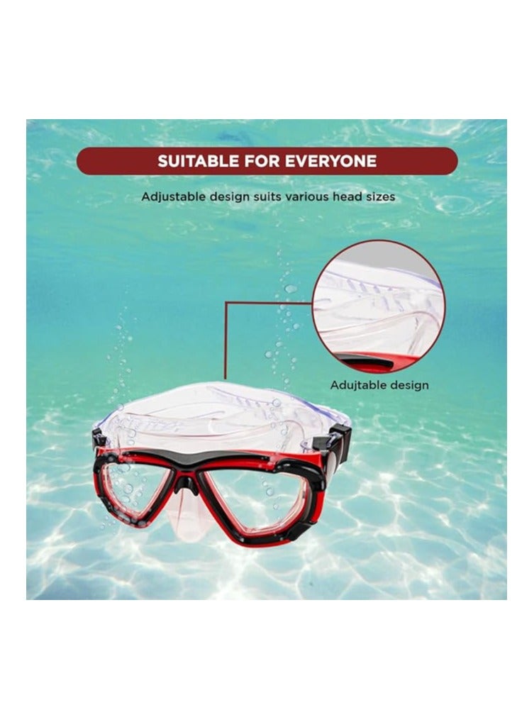 بلا نهاية قناع الغطس EL1015 مع نظام التنفس الجاف العلوي | المادة : سيليكون، بلاستيك | مع حماية ضد الضباب والأشعة فوق البنفسجية | قناع الغوص مع معدات مقاومة للماء للبالغين والأطفال - Image 5