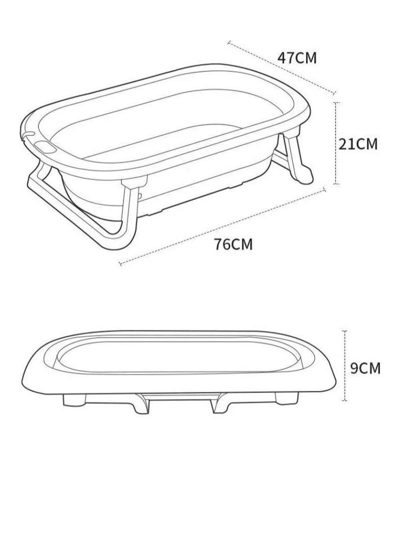 Folding Full -size Bath Tub, Extra Leg Support With Non-slip Material for Baby 186 - pzsku/Z41F1CA059F84FBC8B499Z/45/_/1663164373/9271a94c-d677-4871-a2b7-82e16d3877b0