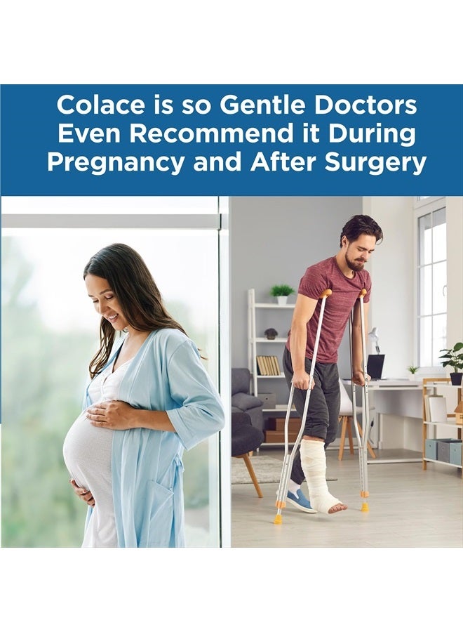 COLACE Clear Stool Softener Soft Gel Capsules Constipation Relief 50mg Docusate Sodium Doctor Recommended 42ct - Image 4