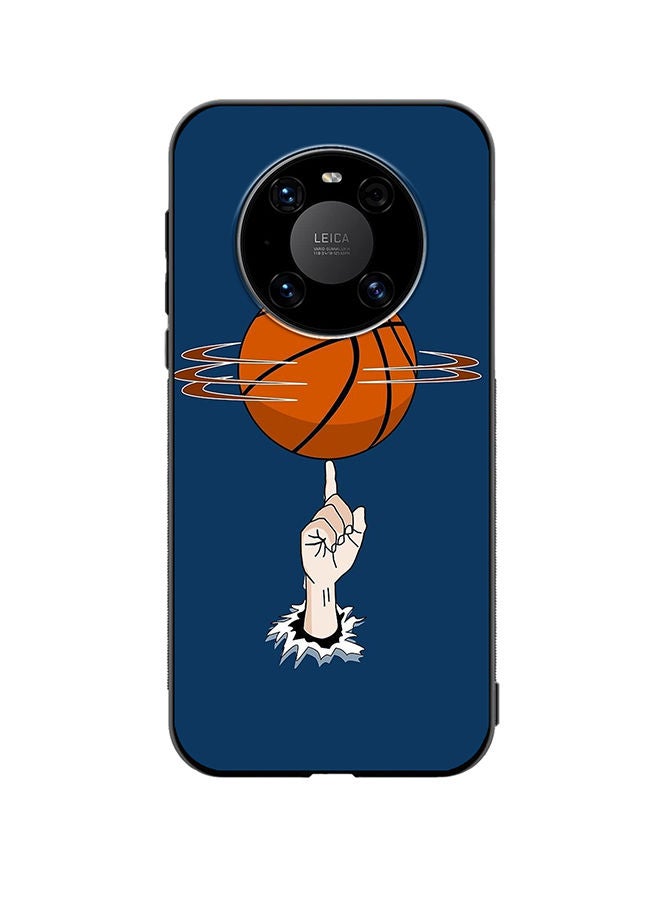 VR CREATIVE Protective Case Cover For Huawei Mate 40 Basket Ball In Hand Design Multicolour - Image 1