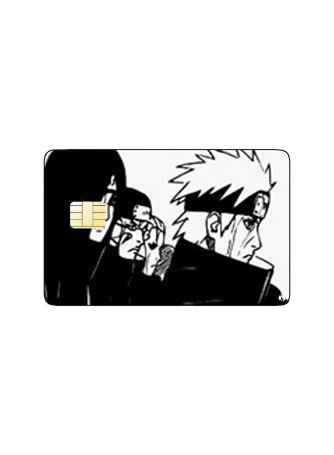 RKN PRINTED BANK CARD STICKER Naruto Anime Characters - Image 1