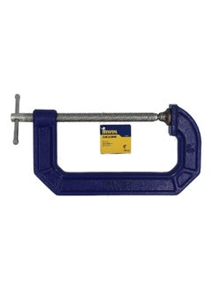 Quick Grip Adjustable C-Clamp Blue and Silver 6 Inch 225106