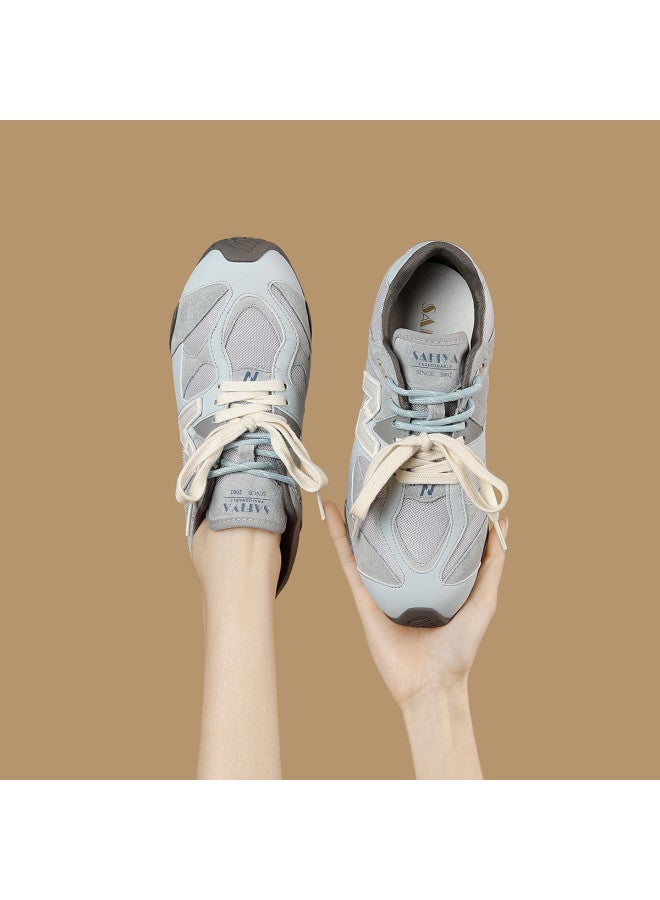 SAFIYA Double Shoe Laces】saturday Brand's 2025 New Platform Sneakers With Height-increasing Insoles, Versatile Casual Shoes For Women - Image 2