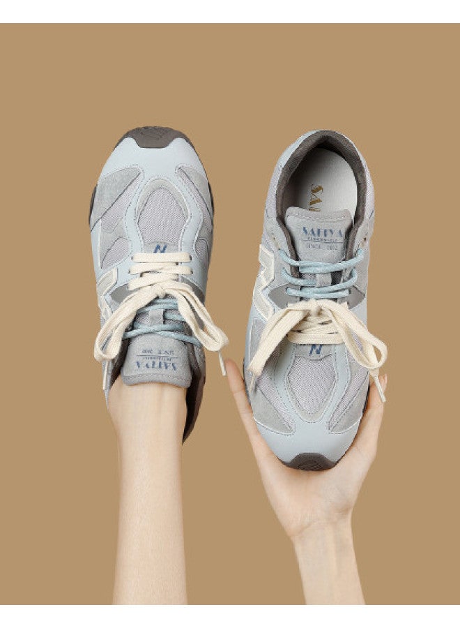 SAFIYA Double Shoe Laces】saturday Brand's 2025 New Platform Sneakers With Height-increasing Insoles, Versatile Casual Shoes For Women - Image 1