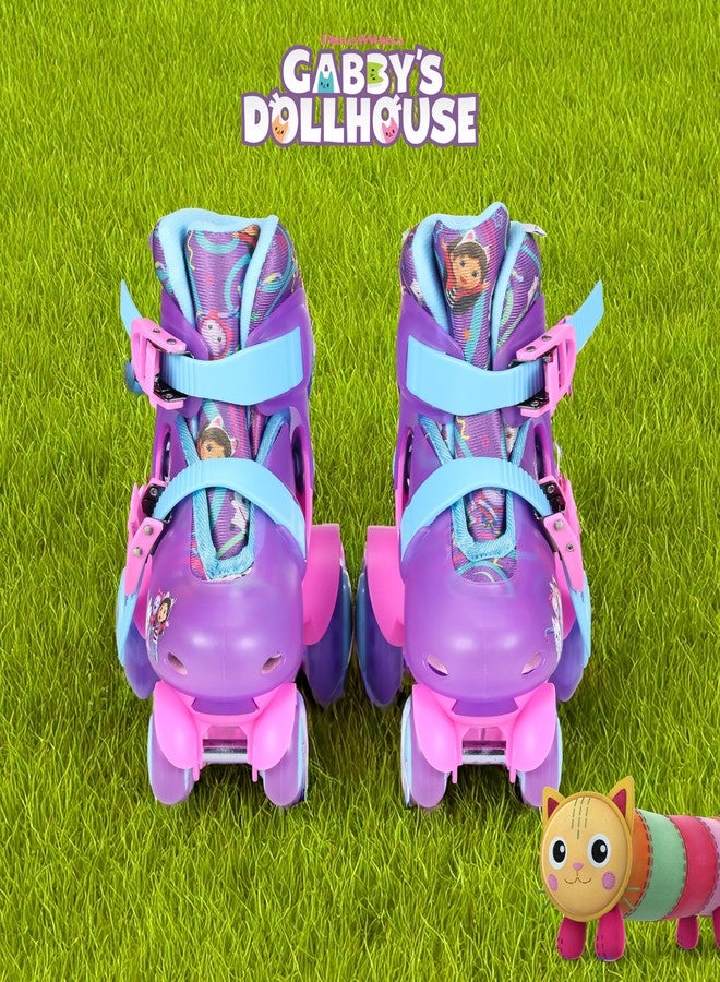 VOYAGER Gabby's Dollhouse - Kids Adjustable Roller Skates with Light-Up Wheels and - Image 3