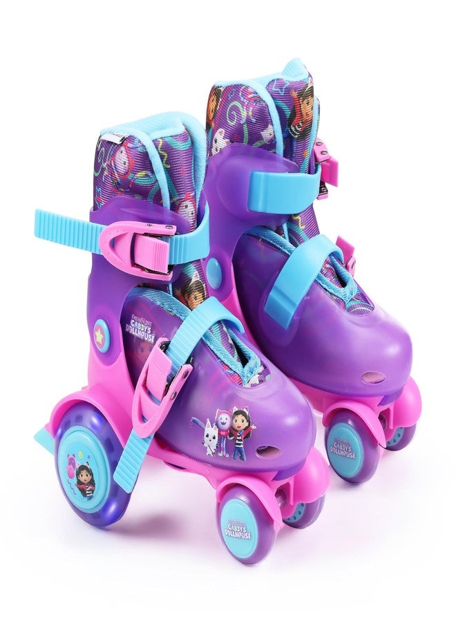 VOYAGER Gabby's Dollhouse - Kids Adjustable Roller Skates with Light-Up Wheels and - Image 1