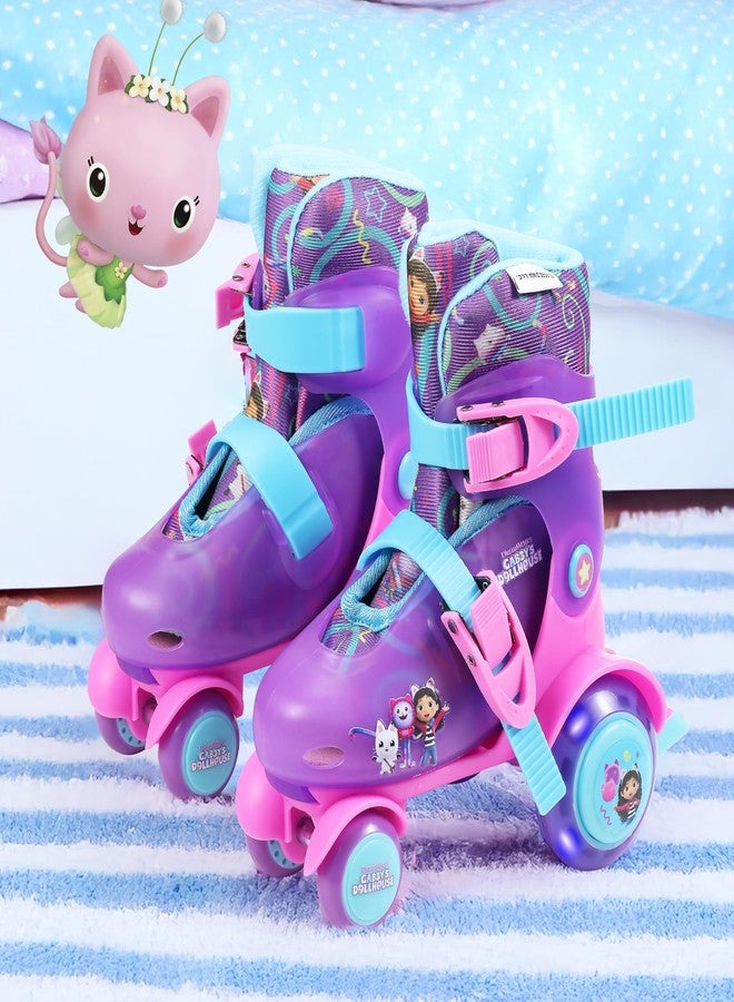 VOYAGER Gabby's Dollhouse - Kids Adjustable Roller Skates with Light-Up Wheels and - Image 2
