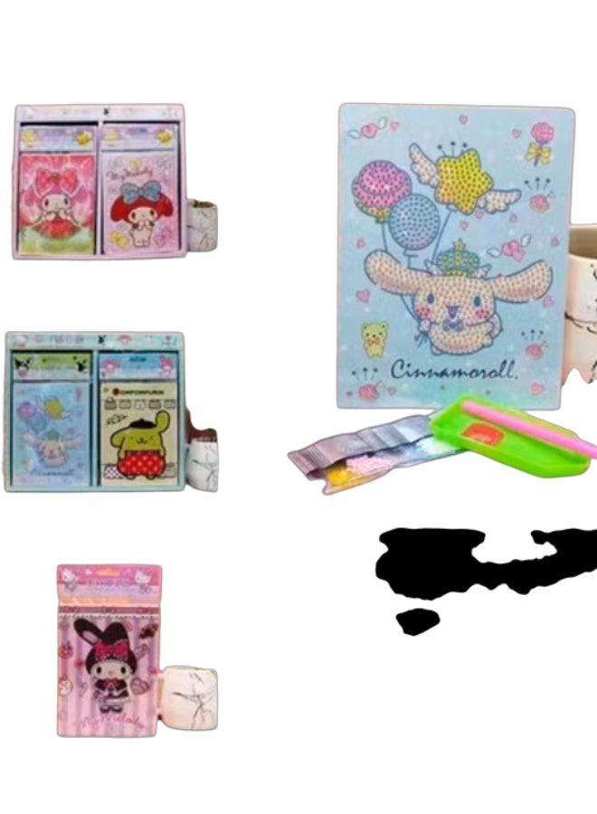 اللوحة الماس اللوحة الكرتون الماس اللوحة مع الإطار DIY الماس اللوحة مجموعات الماس اللوحة للأطفال المبتدئين للأطفال البالغين الهدايا ديكور جدار المنزل - Image 3