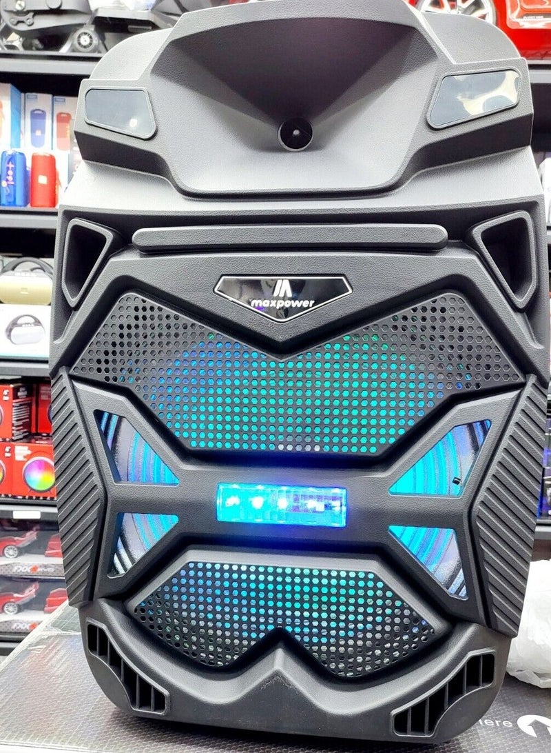 DLC BLUETOOTH LOUD Speaker Stand 9500w  FM RADIO USB RECHARGEABLE - Image 3