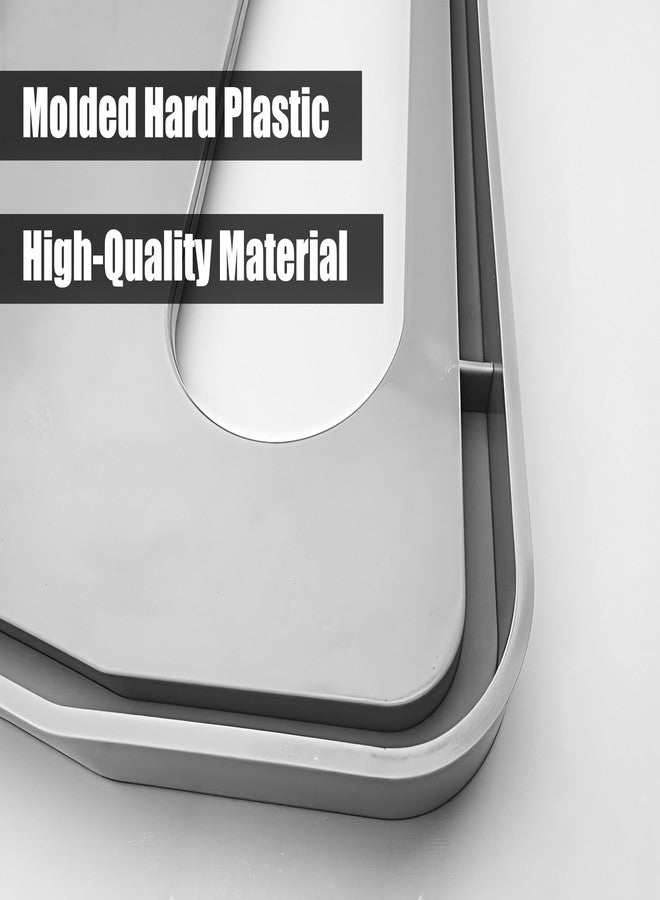 Hauscher Walker Tray with Cup Holder, Molded Plastic Food Tray, Fits Most Folding Walkers - Image 4