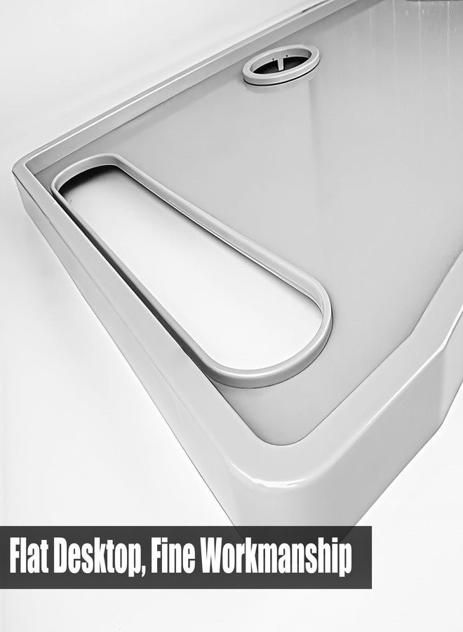 Hauscher Walker Tray with Cup Holder, Molded Plastic Food Tray, Fits Most Folding Walkers - Image 3