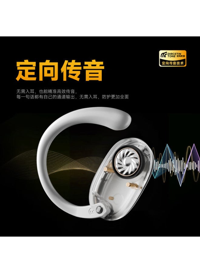 aigo Bluetooth Earphones Over-ear, Bone Conduction Concept, Waterproof Call Noise Cancellation Open-eir Sports Headphones - Image 5