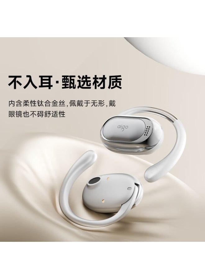 aigo Bluetooth Earphones Over-ear, Bone Conduction Concept, Waterproof Call Noise Cancellation Open-eir Sports Headphones - Image 2