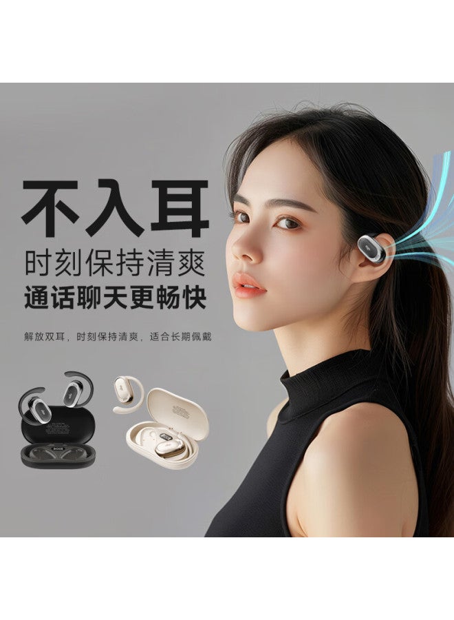 aigo Bluetooth Earphones Over-ear, Bone Conduction Concept, Waterproof Call Noise Cancellation Open-eir Sports Headphones - Image 3