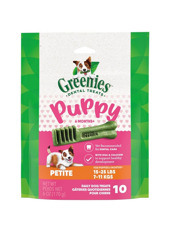 جرينيز مكافآت أسنان طبيعية للكلاب من جرينيز بابي بحجم صغير، عبوة 6 أونصات (10 قطع) - Image 1