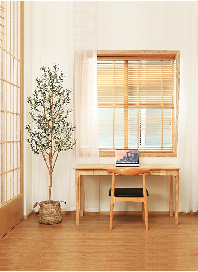 Bolivia's Artificial Olive Tree Tall Fake Potted Olive Silk Tree with Planter Large Faux Olive Branches and Fruits Artificial Tree for Modern Home Office Living Room Floor Decor Indoor  - Image 4