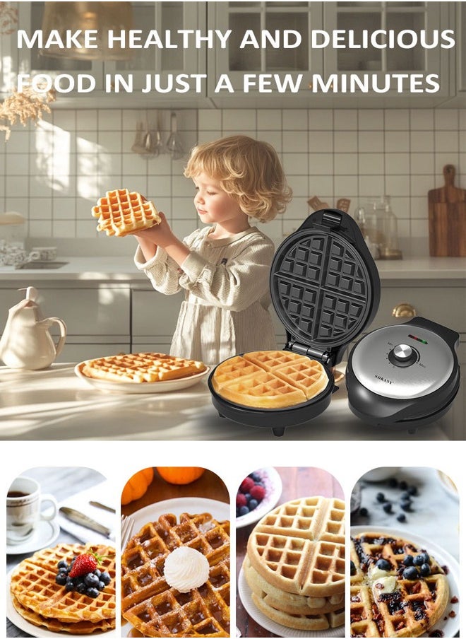 sokany - Electric Waffle Maker,750W Waffle Machine,Non Stick Plates & Adjustable Temperature Control,SK-08039 - Image 1