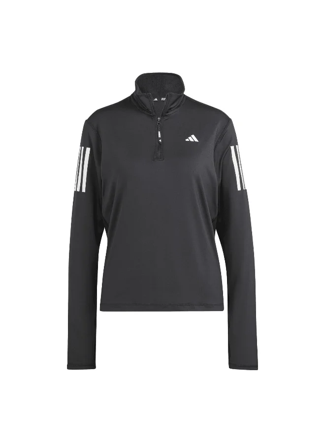 adidas Adidas Otr B Hzip Black Sweatshirt (Long Sleeve) Sweatshirts For Women